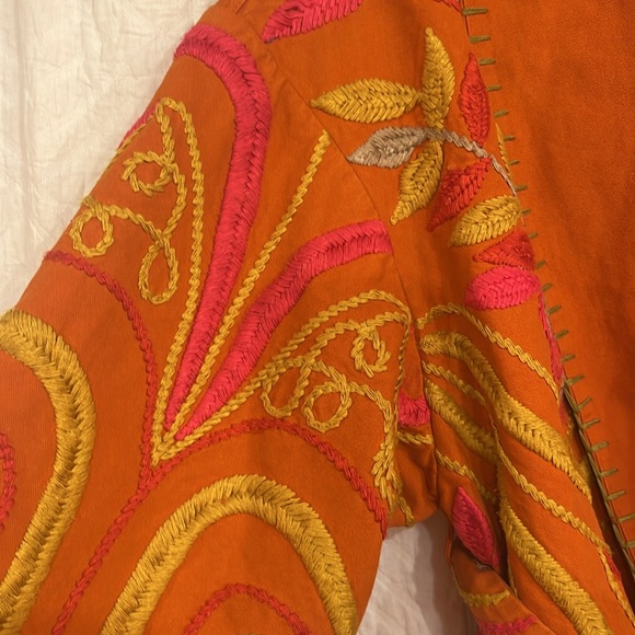 NWT Free People Nori Embroidered Jacket - Picture 7 of 12